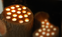 tea light logs